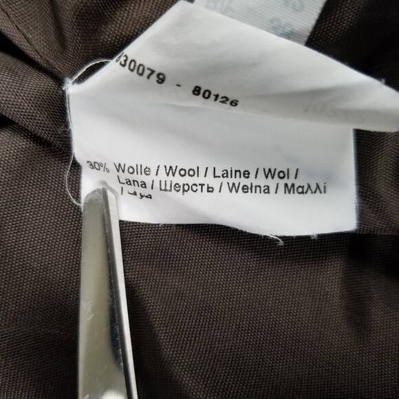 Gerry Weber Gray Black Cream Plaid Wool Blend 3 Button Jacket Lined Size Small - Picture 6 of 6